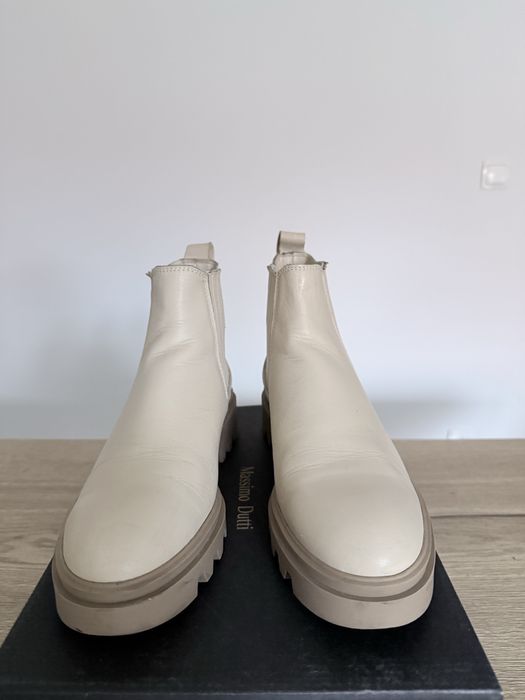 Botki Massimo Dutti 40 skóra naturalna