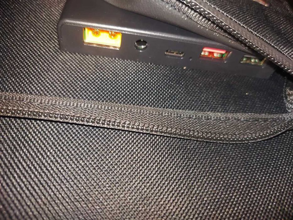 Портативна сонячна панель 18В 100Вт, MC4, DC7909, DC5521 вихід + USB