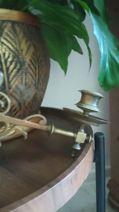 Stare piekne świeczniki do pianina