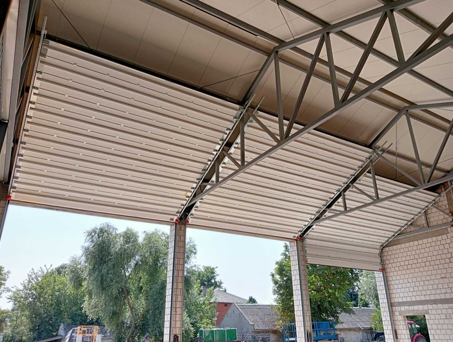 Solidna Brama Przemysłowa Idealna do Magazynu / Hali / Firmy GARWOLIN