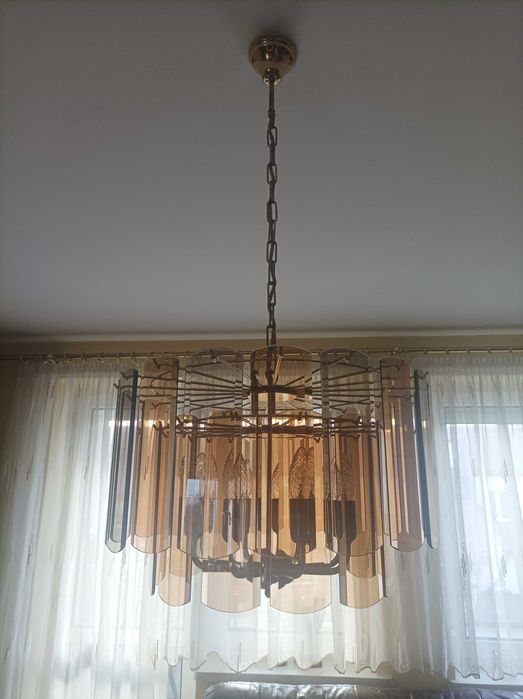 Lampa wisząca, Wortmann & Filz, Niemcy, lata 70.