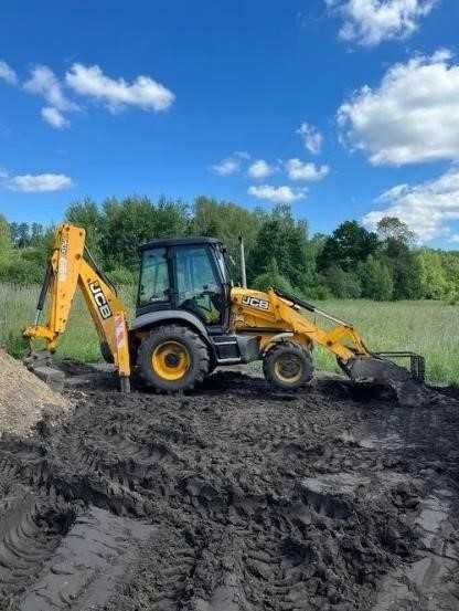 Аренда экскаваторов, погрузчиков. JCB 3-4 CX. Вывоз мусора.