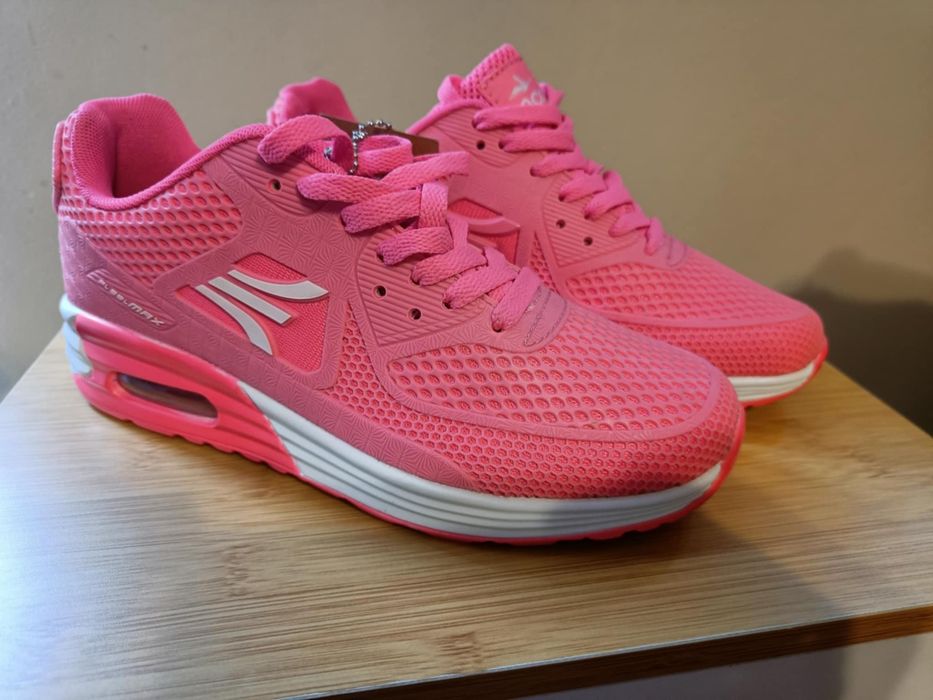 Adidasy fuchsia sportowe