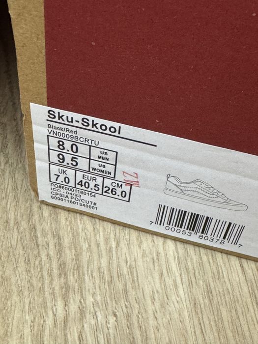 ФАВОРИТ! Vans KNU Skool Black Pink 40,5 (26 см)