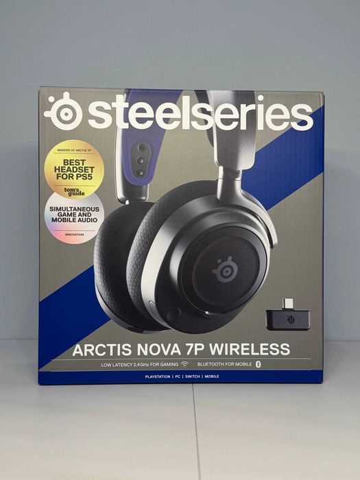Ігрові бездротові навушники SteelSeries Arctis Nova 7P Black НОВІ