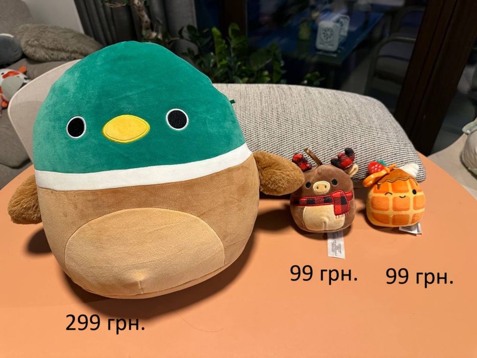 М'які іграшки Squishmallows