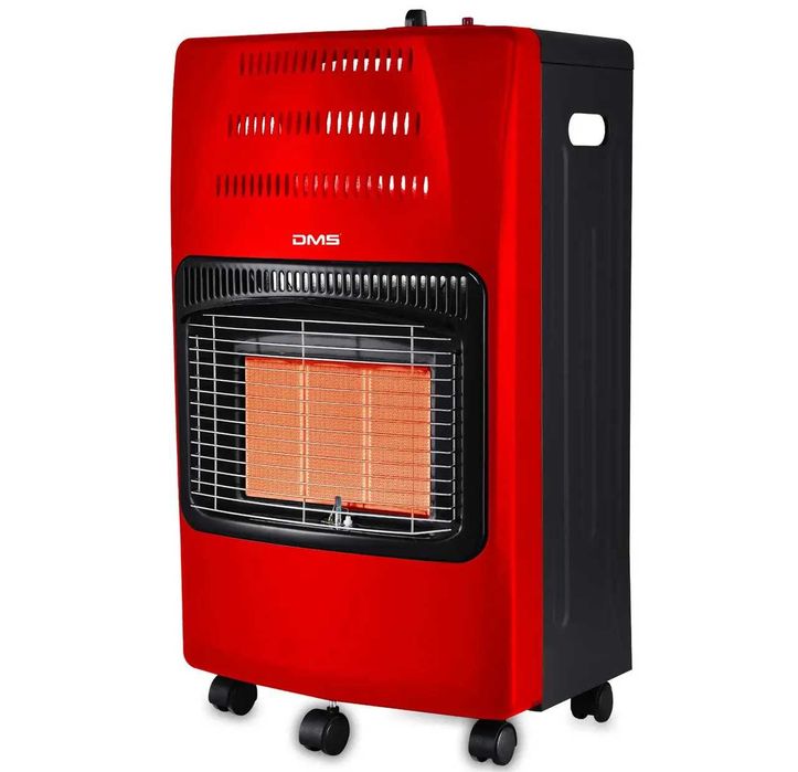 Газовий інфрачервоний портативний обігрівач з режимами 4200W червоний