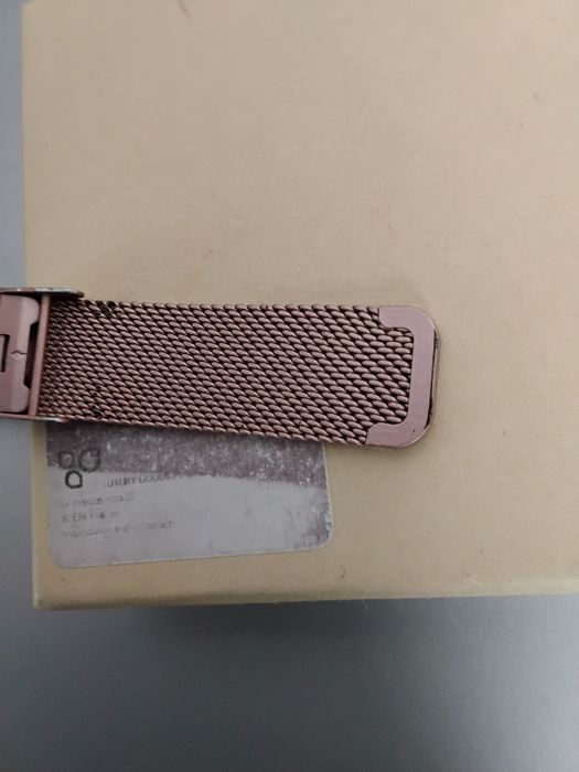 Opaska metalowa do zegarka Mi Band4 Rose gold