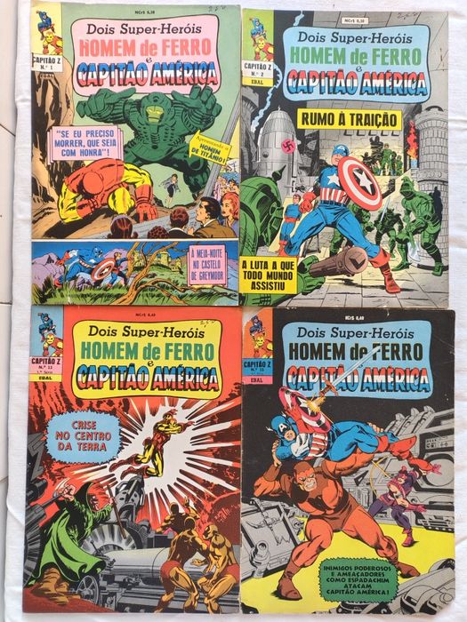 21 Revistas, Capitão América & Homem de Ferro (EBAL) - Banda Desenhada