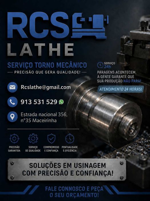 Serviços de Torno Mecânico