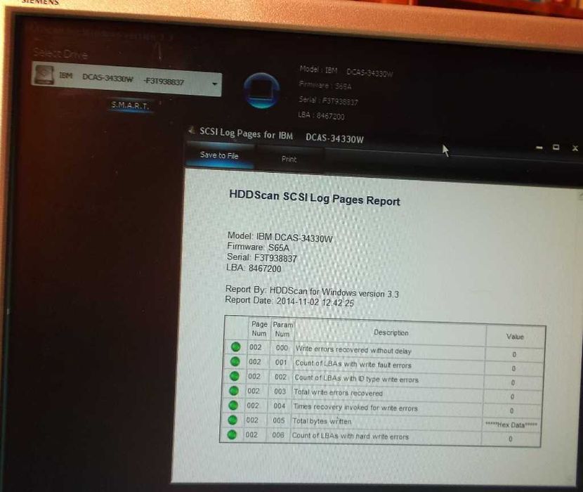 HDD 4,3 GB IBM DCAS-34330 SCSI 68 Pin Bdb Stan