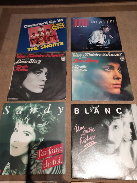 discos de vinil 45 + varios antigos