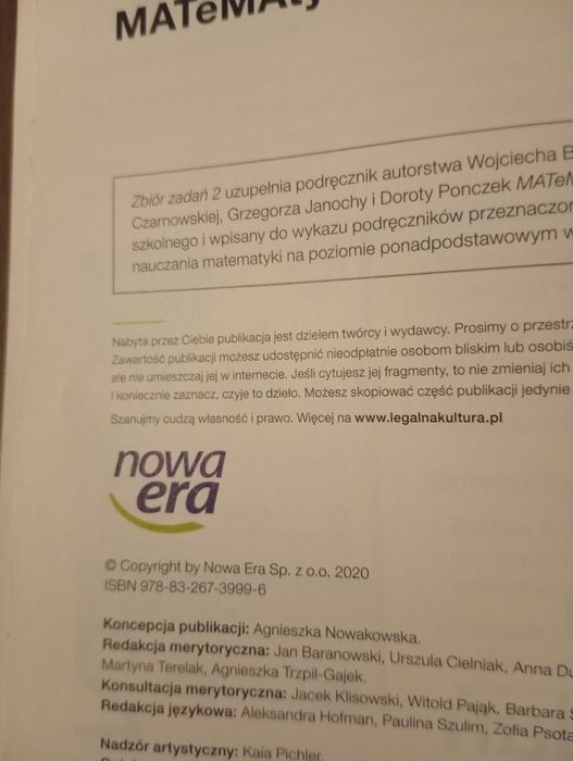 Matematyka zbiór zadań klasa 2
