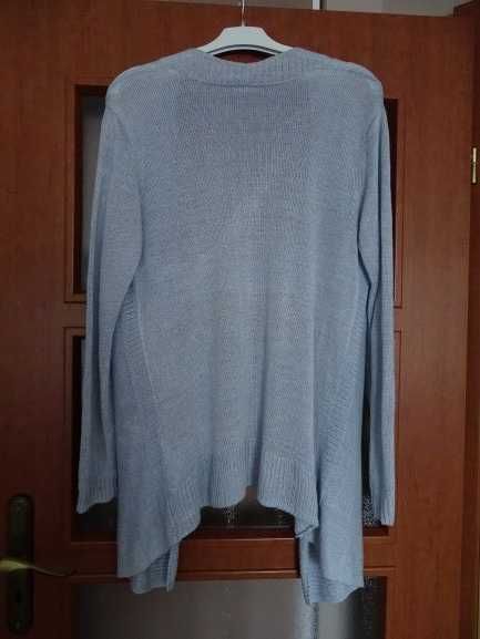OLSEN Długi sweter damski, kardigan rozm. 40