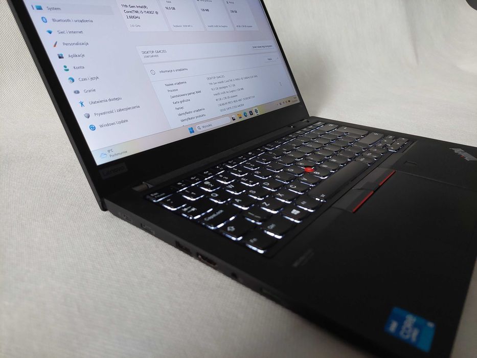 Lenovo ThinkPad T14 G2 I5-1145G7 16/256GB SSD FHD WIN 11 DOTYK