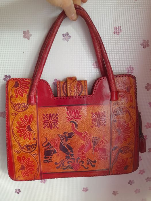 Сумка, нат шкіра, вінтаж