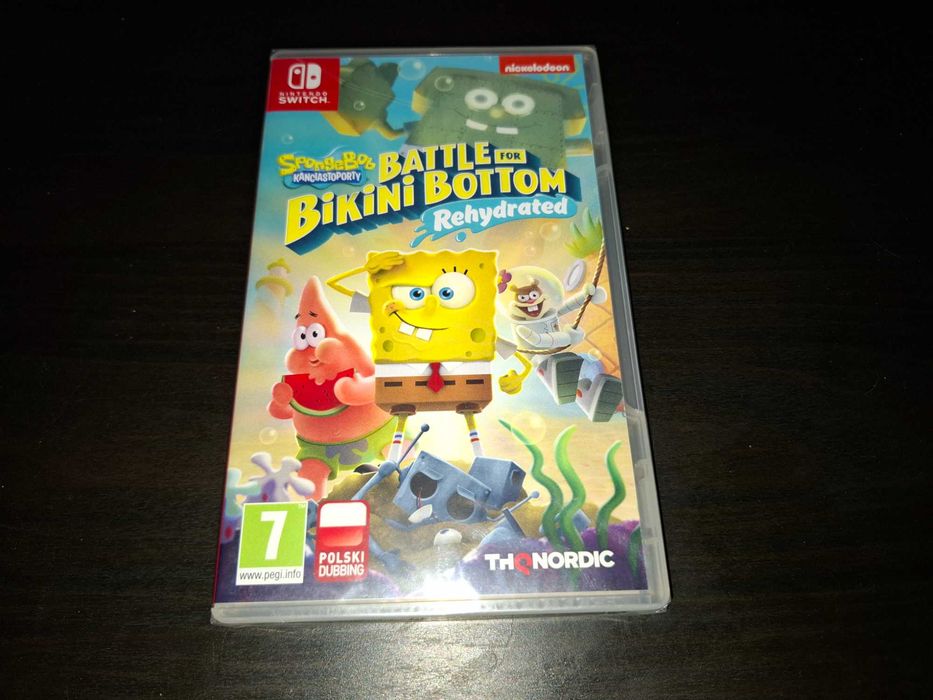 Spongebob Kanciastoporty Battle for Bikini Bottom Rehydrated [Nowa, Polskie Wydanie] Nintendo Switch