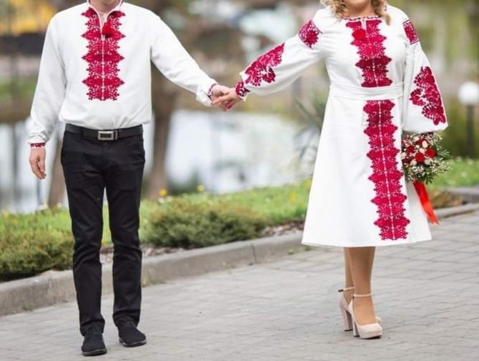 Вишиванки  парні