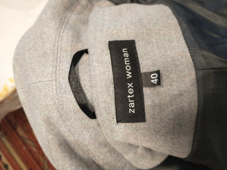 Płaszcz damski Zartex 40, szary
