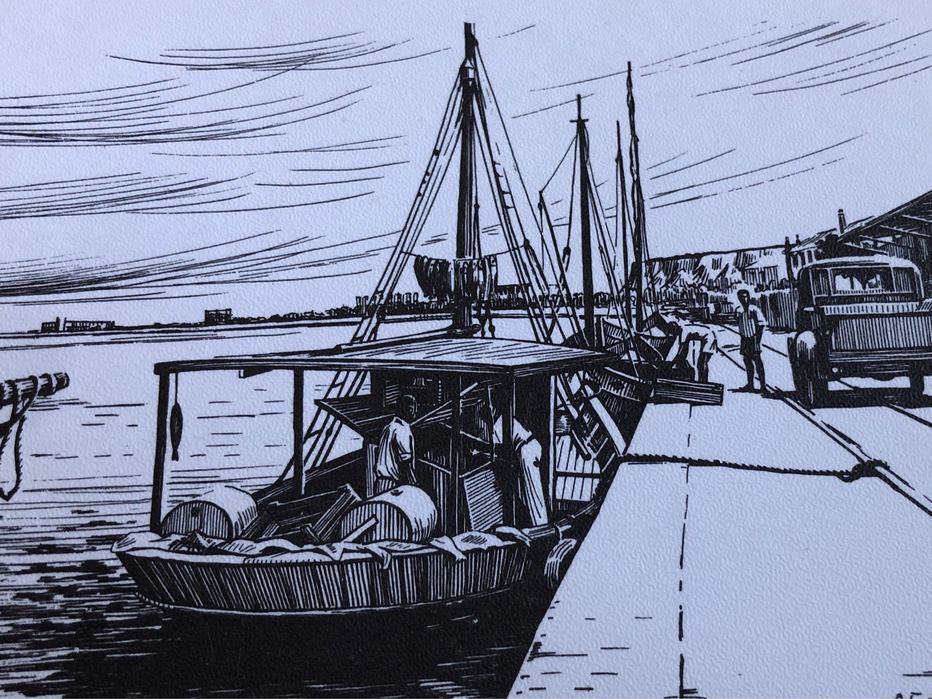 12 Postais de angola antiga, desenhos de carlos ferreira