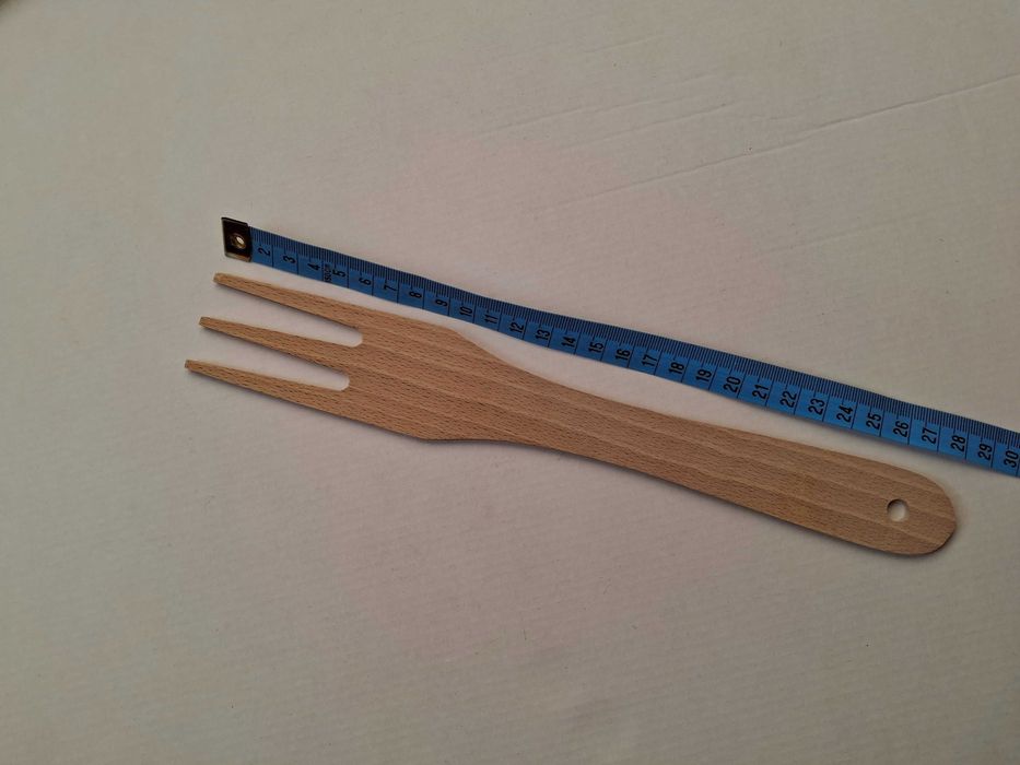 Widelec drewniany kuchenny nowy