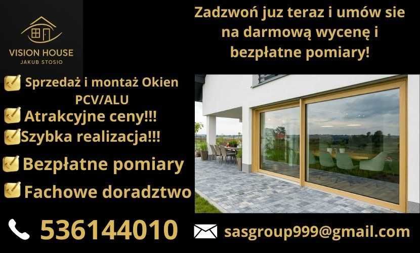 Drzwi PCV 90x210 BIAŁE ZŁOTY DĄB od ręki