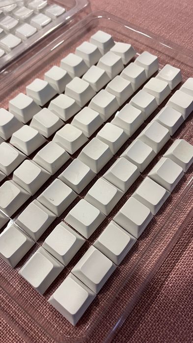 Conjunto de keycaps blank para teclado mecânico