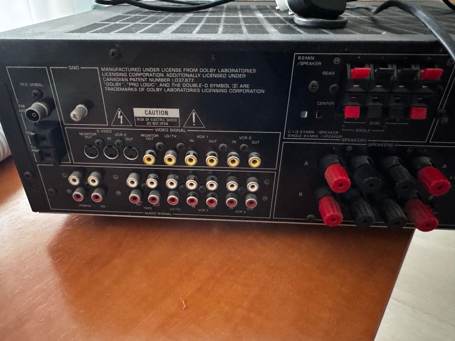 Amplificador de som YAMAHA RX‑V590RDS