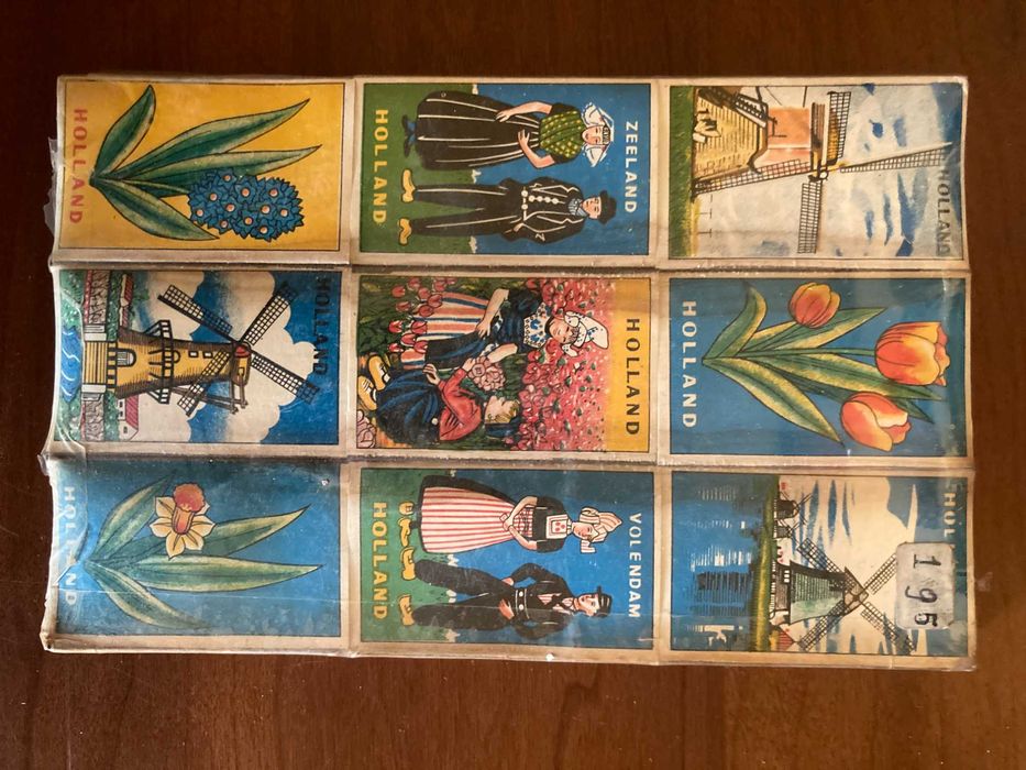 Várias coleções de fósforos antigas completas