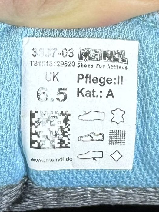 Meindl gore-tex кроссовки полуботинки 39 размер трекинговые серые