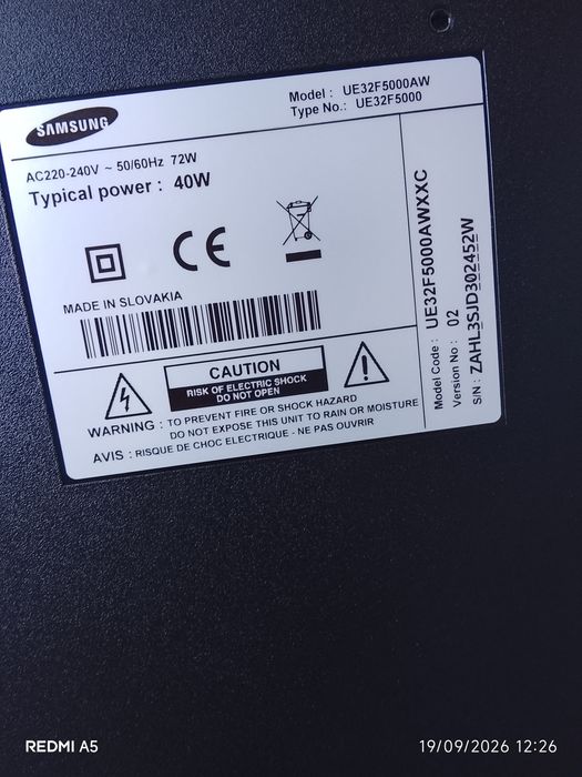TV Samsung 32 pg