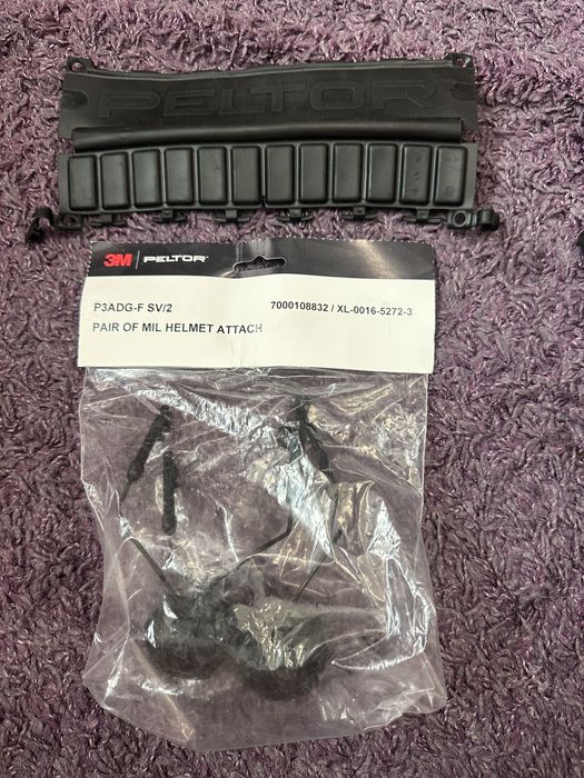 Кріплення Peltor та амбушюри для активних навушників Sordin, Peltor