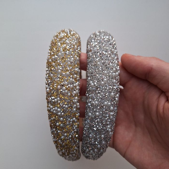 Обруч для волосся з камінчиками