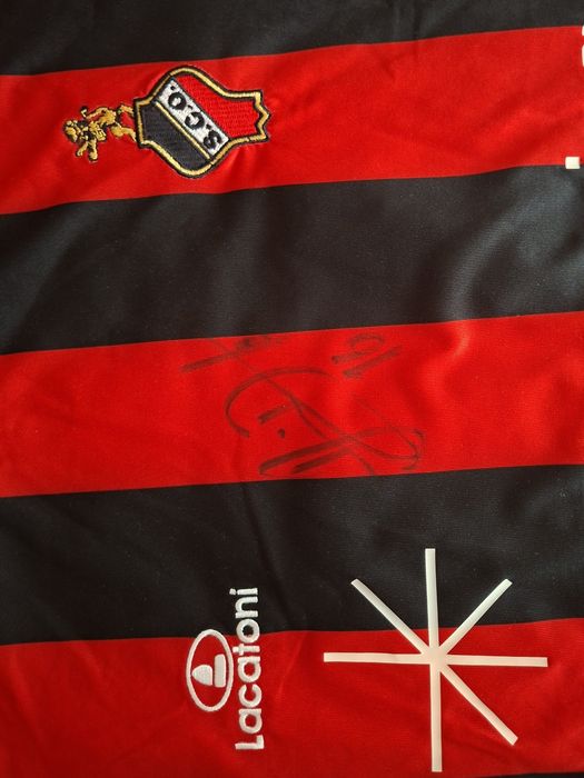 Camisola Olhanense 2008/09 Match Worn / Issued Rui Duarte #16 Autografada – Campeão Segunda Liga