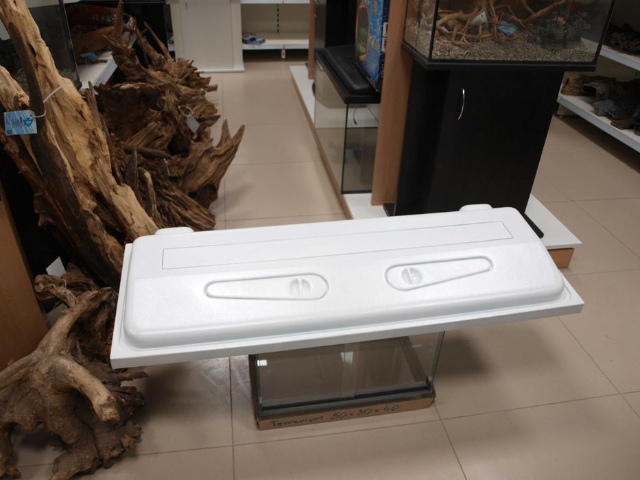 Pokrywa do akwarium prosta Biała 120x40 T82x30W
