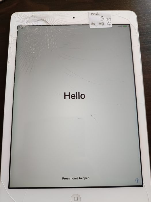iPad Air A1474 zablokowany