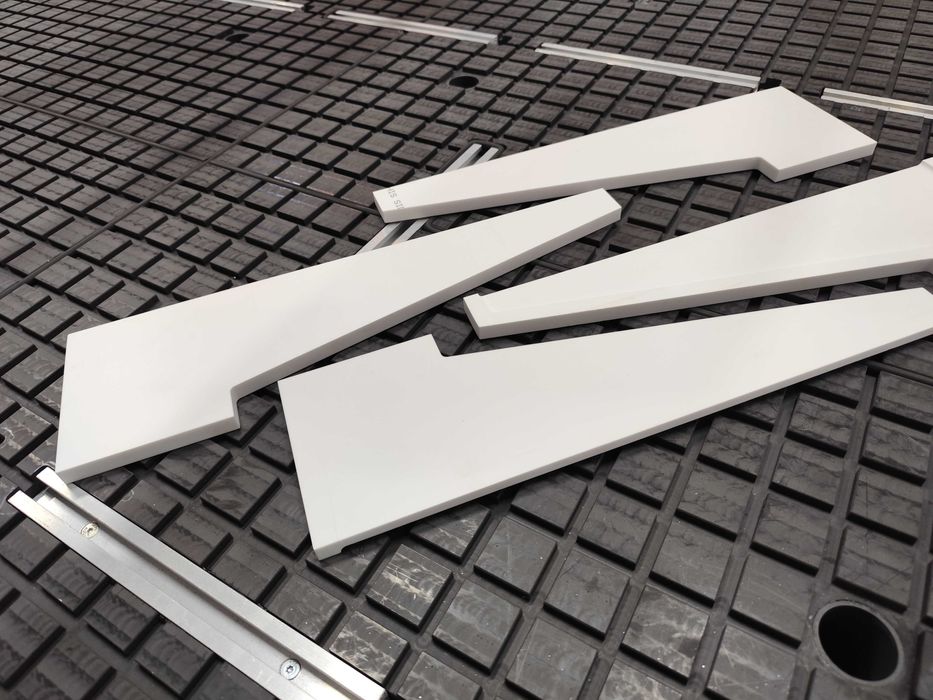 Frezowanie CNC, surowe fronty meblowe, frezowanie 3D