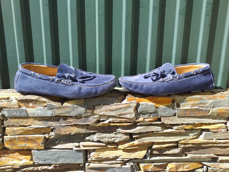 Mocassins camurça italianos