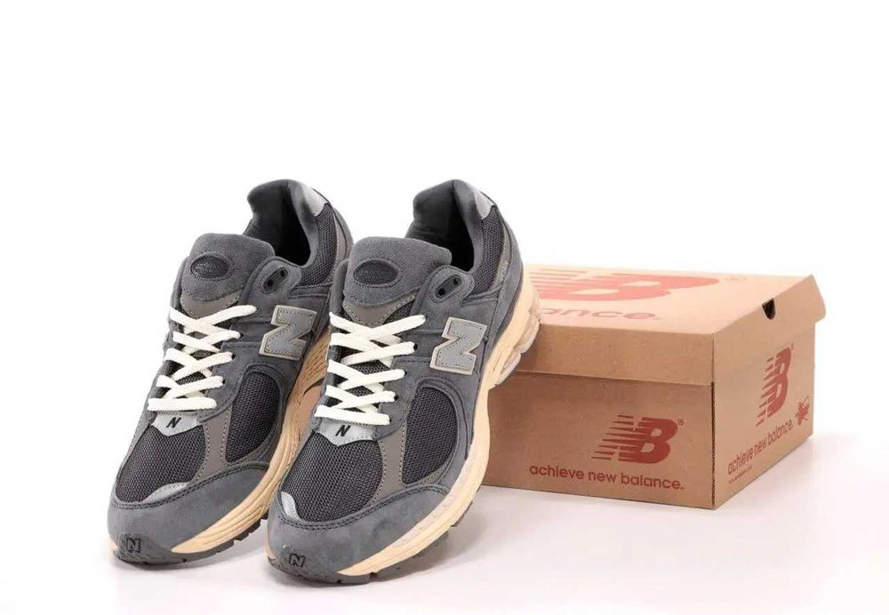 Nowe New Balance 2002R Black Dark Grey – Rozmiar 43 (27.5 cm)