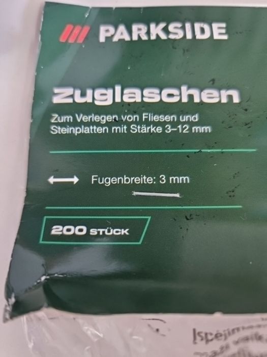 Основи СВП Parkside 200 шт. (2 мм або 3 мм) Німеччина