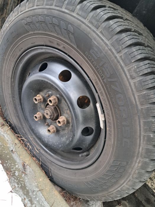 215 70  wielosezonowe  całoroczne nokian 15c ducato  koła