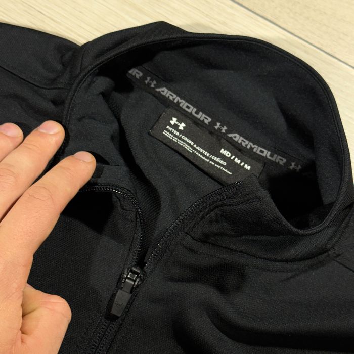 Чорна Спортивна Кофта Олімпійка Андер Армор Under Armour Tech Full Zip, M, Оригінал