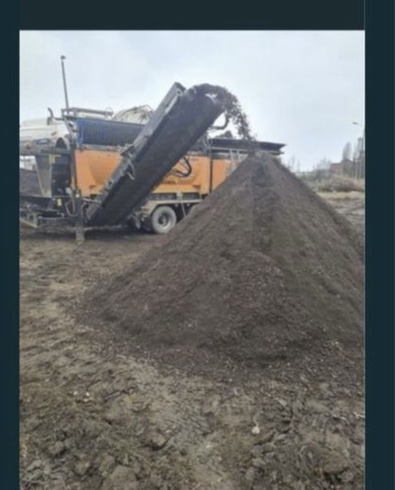 Ziemia ogrodowa przesiana