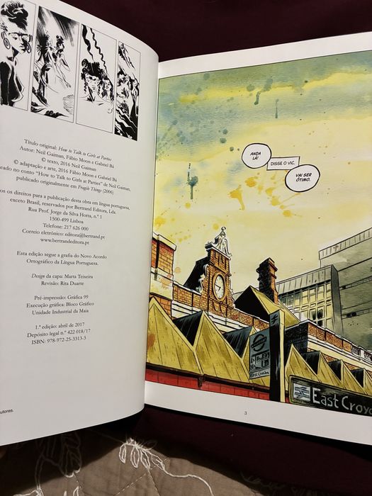BD Como Falar com Raparigas em Festas de Neil Gaiman