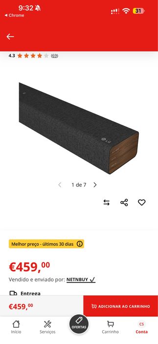 TV LG 75UQ80006LB  /     Soundbar LG SP2