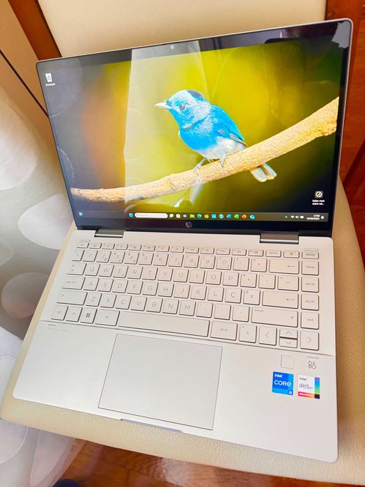 HP Pavilion X360 14"Tactil/i5-1335 c/10Cores/8G/512G/Garantia ate 2029