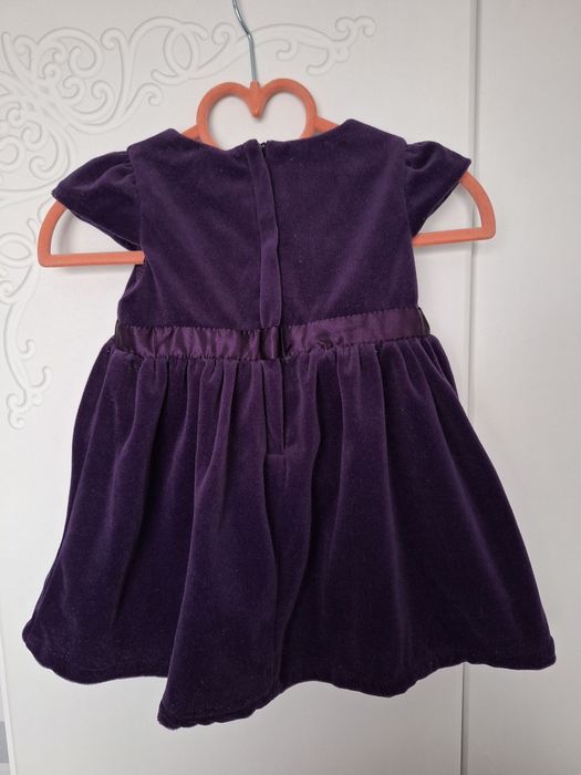 Sukienka  welurowa H&M rozmiar 74