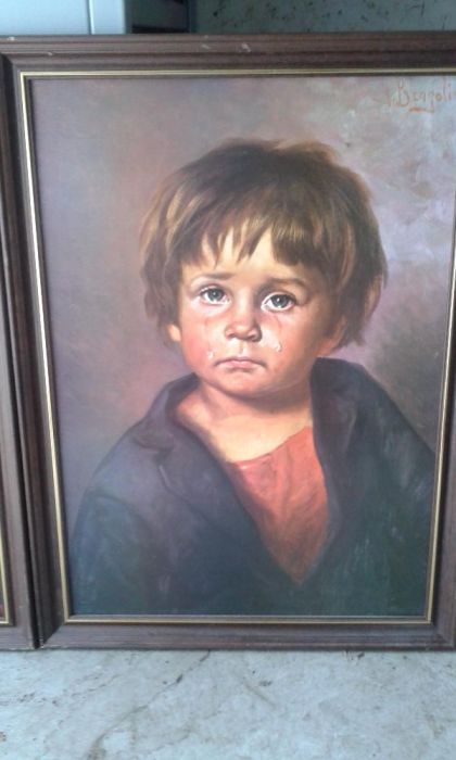 Painting "Crying Boy"64739745437442120