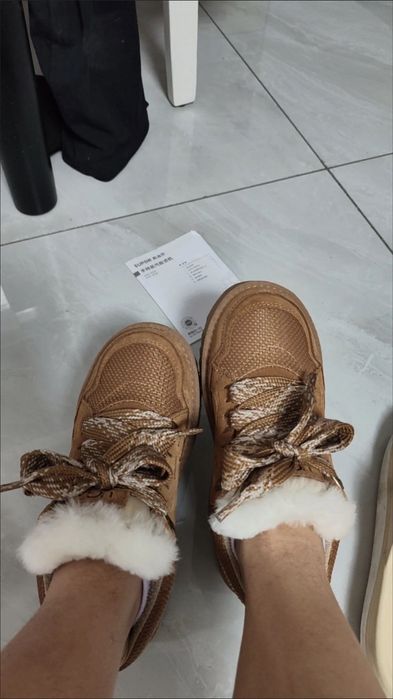 Ugg зимові на хутрі, натуральна замша