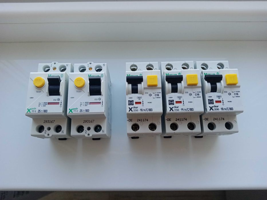 Moeller: Диференціальний автомат та Пристрій захисного вимкнення (ПЗВ)